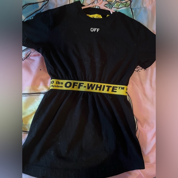 Toddler Girls Off-White Dress - Picture 1 of 3